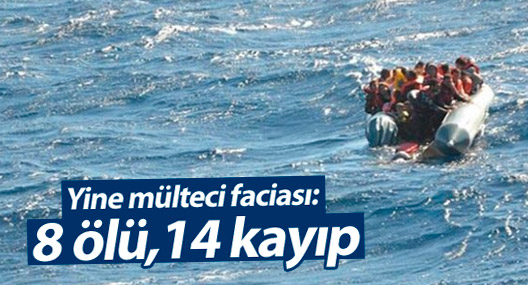 Dikili'de mülteci faciası: 8 ölü,14 kayıp