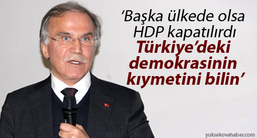 AKP'li Şahin: Başka ülkede olsa HDP kapatılırdı