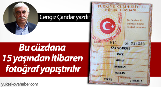 Cengiz Çandar: Bu cüzdana 15 yaşından itibaren fotoğraf yapıştırılır