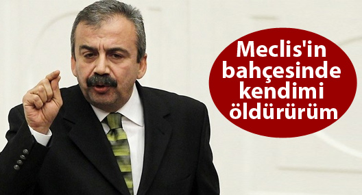 HDP'li Önder: Meclis'in bahçesinde kendimi öldürürüm