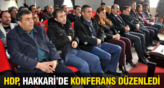 HDP, Hakkari’de konferans düzenledi