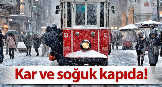 Kar ve soğuk kapıda!