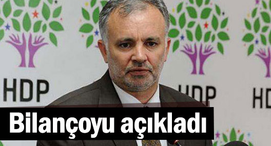 HDP Sözcüsü Ayhan Bilgen, yasakların bilançosunu açıkladı
