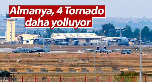 Almanya, 4 Tornado daha yolluyor