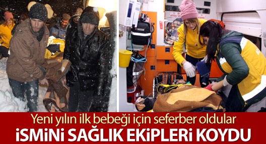 Yüksekova'da doğum hastası kadın için ekipler seferber oldu