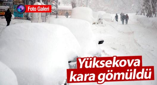 Yüksekova kara gömüldü