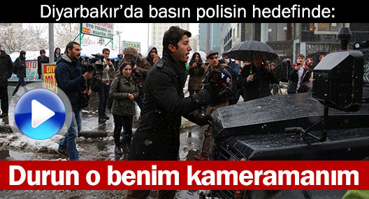 'Durun o benim kameramanım'