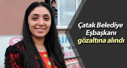 Çatak Belediye Eşbaşkanı gözaltına alındı