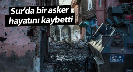 Sur'da bir asker hayatını kaybetti