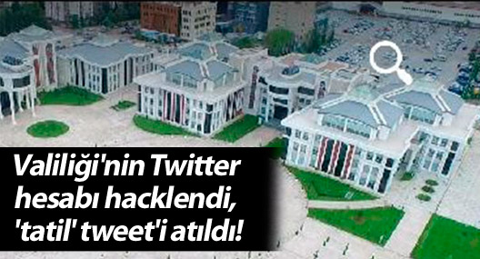Kocaeli Valiliği'nin Twitter hesabı hacklendi, 'tatil' tweet'i atıldı!