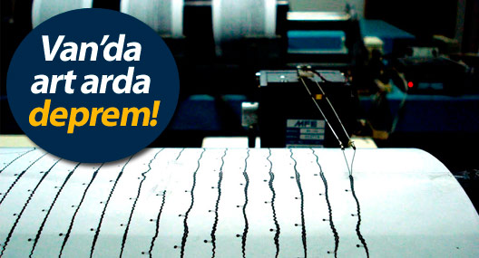 Van Gölü'nde art arda deprem
