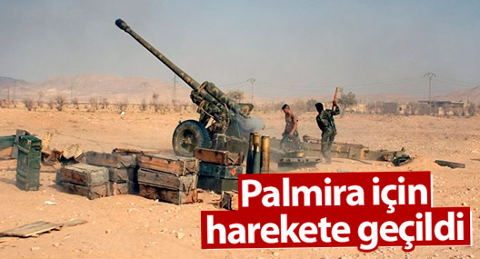 Suriye ordusu Palmira için harekete geçti