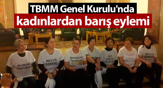 TBMM Genel Kurulu'nda kadınlardan eylem