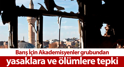 Barış İçin Akademisyenler: Devlet şiddete son vermeli