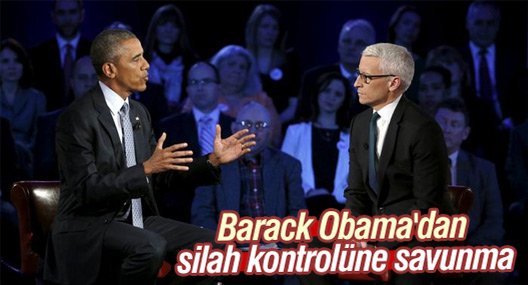 Obama'dan silah kontrolüne savunma