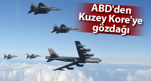 ABD'den Kuzey Kore'ye 'nükleer' kapasiteli uçakla gözdağı