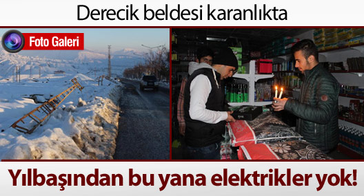 Yılbaşından bu yana elektrikleri yok!