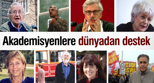 Barış isteyen akademisyenlere dünyadan destek