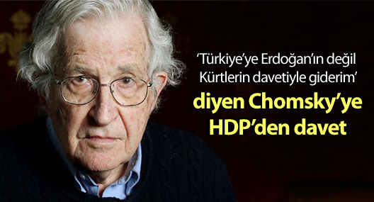 HDP, Noam Chomsky’yi Türkiye’ye davet etti