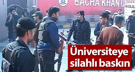 Pakistan'da üniversiteye silahlı baskın