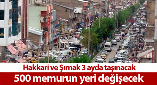 İki il üç ayda taşınacak!