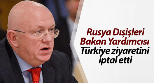 Rusya Dışişleri Bakan Yardımcısı Türkiye ziyaretini iptal etti