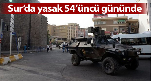 Sur’da yasak 54’üncü gününde