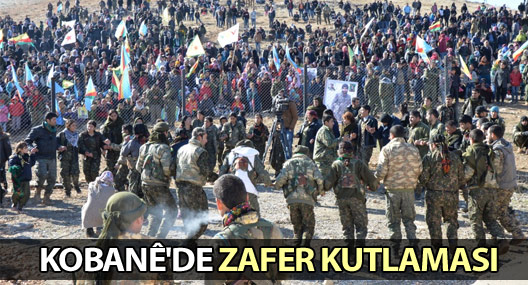 Kobanê'de zafer kutlaması
