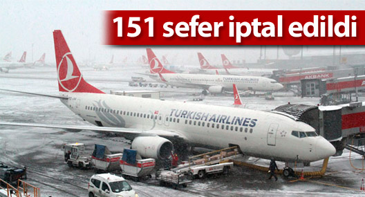 THY’nin 151 seferi iptal edildi