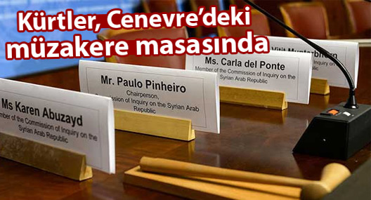 Kürtler, Cenevre’deki müzakere masasında