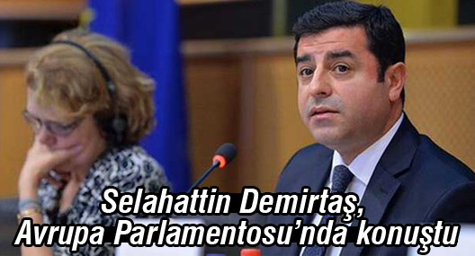Demirtaş, AP’de konuştu: Türkiye’nin politik değişime ihtiyacı var