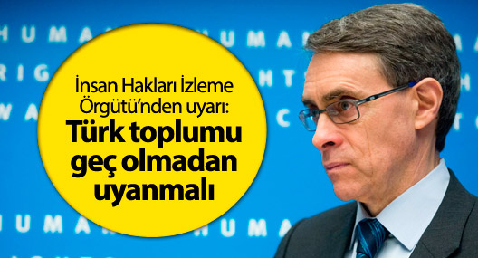 'Türk toplumu geç olmadan uyanmalı'