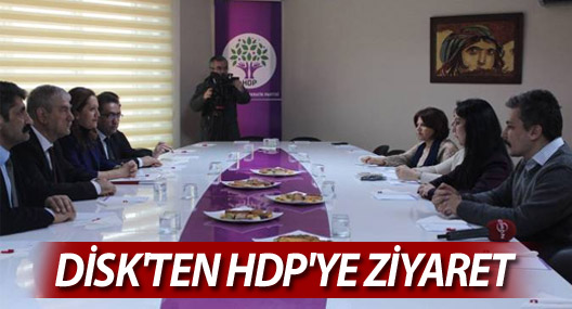 DİSK'ten HDP'ye ziyaret