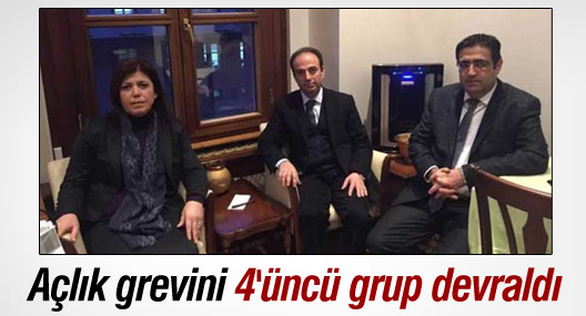 Meclist'eki açlık grevini 4'üncü grup devraldı