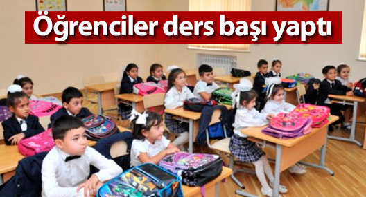 Öğrenciler ders başı yaptı