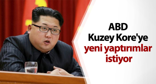 ABD Kuzey Kore'ye yeni yaptırımlar istiyor