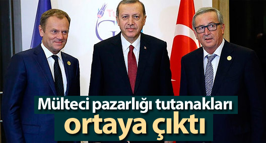 Mülteci pazarlığı tutanakları ortaya çıktı