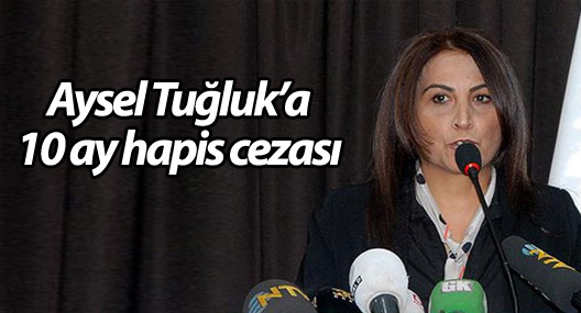 Aysel Tuğluk’a 10 ay hapis cezası