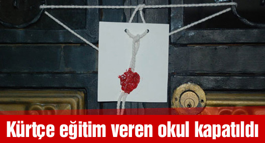 Diyarbakır’da Kürtçe eğitim veren okul kapatıldı