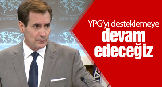 ABD: YPG’yi desteklemeye devam edeceğiz