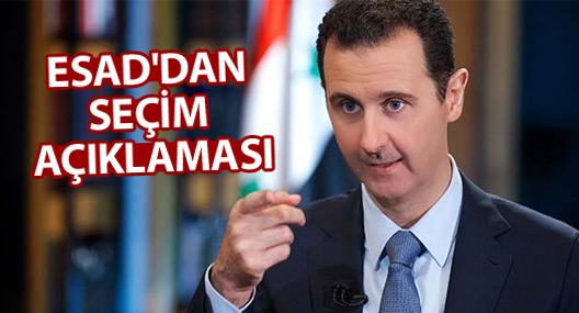 Esad'dan seçim çağrısı