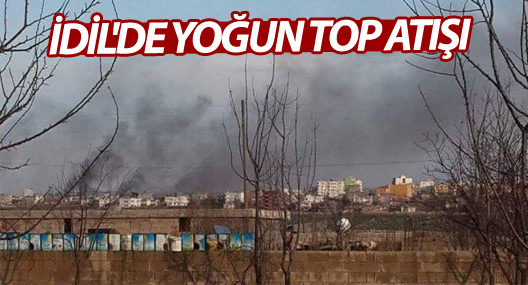 İdil'de yoğun top atışı
