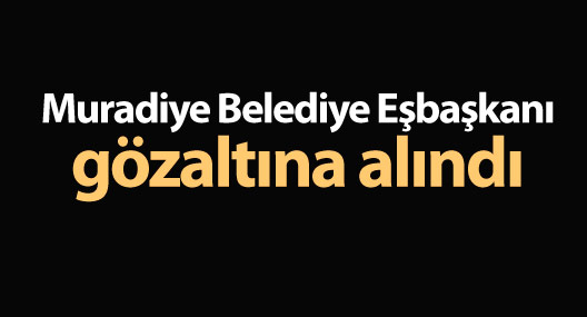 Muradiye Belediye Eşbaşkanı gözaltına alındı