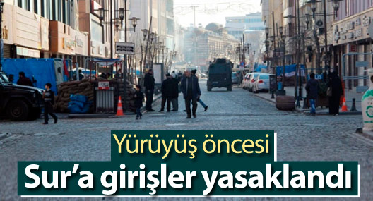 Sur'a tüm girişler yasaklandı