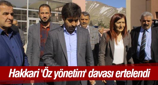 Hakkari 'Öz yönetim' davası ertelendi