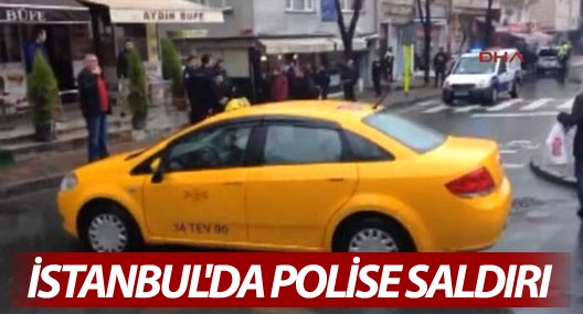 İstanbul'da polise saldırı