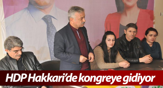 HDP Hakkari’de kongreye gidiyor