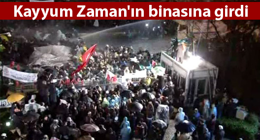Polis Zaman gazetesine girdi