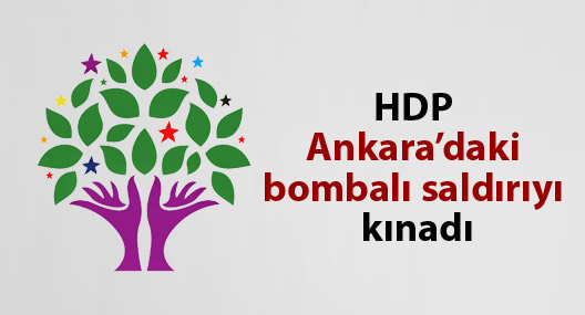 HDP Ankara’daki bombalı saldırıyı kınadı