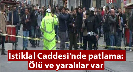 İstiklal Caddesi'nde patlama